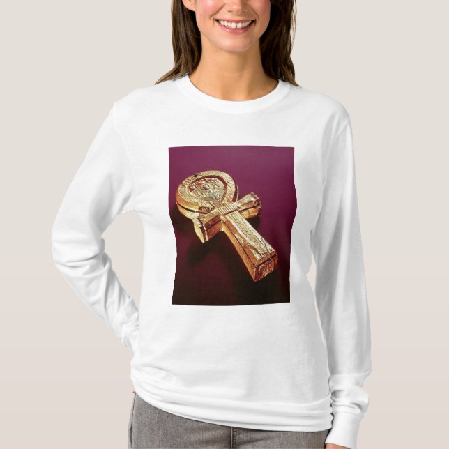 Spegelfodral i form av en ankh 2 t shirt (Framsida)