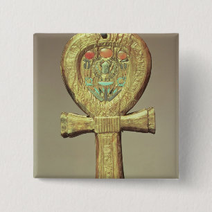Spegelfodral i form av en ankh knapp