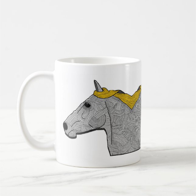 spegelhorse.en kaffemugg (Vänster)