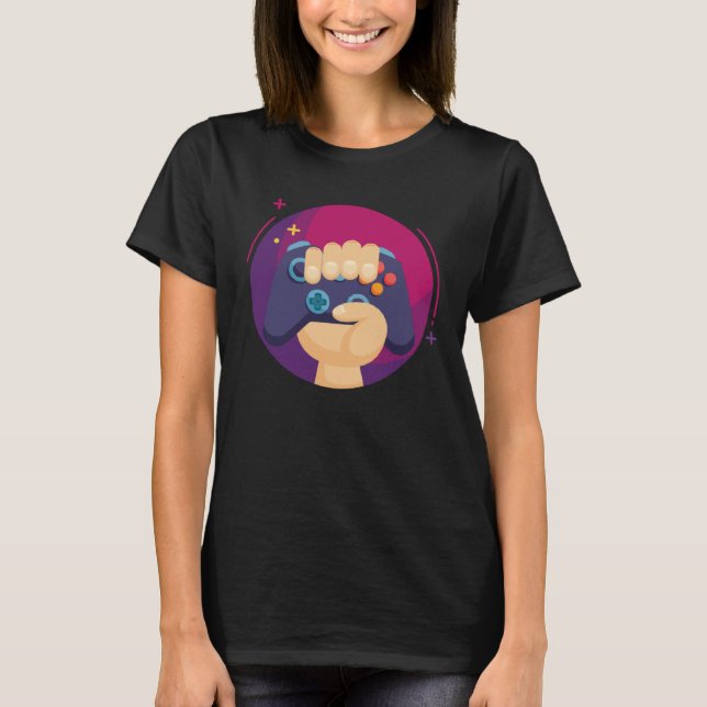 Spegelkonsolspel T Shirt (Framsida)