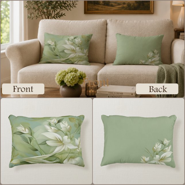 Spegelmänniskor Prydnadskudde (Mirror People Accent Pillow
(Front and Back))