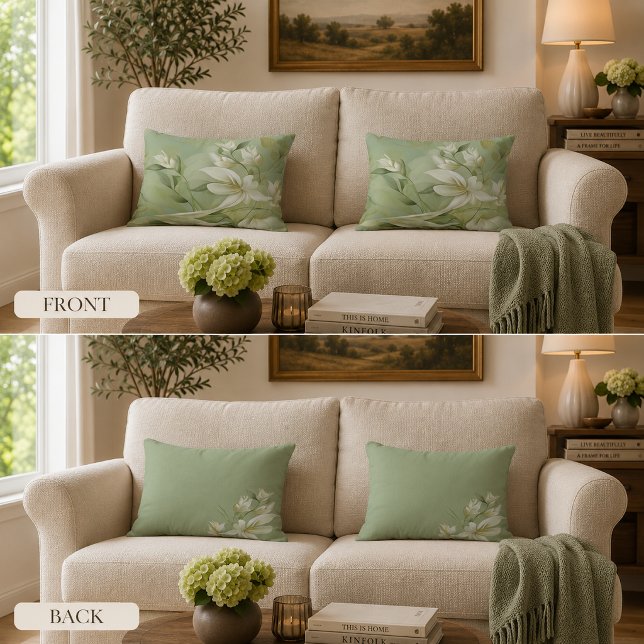Spegelmänniskor Prydnadskudde (Mirror People Accent Pillow
(Front and Back))