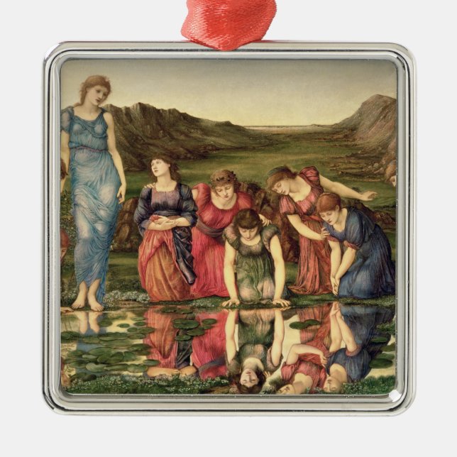 Spegeln av Venus, 1870-76 (olja på kanfas) Julgransprydnad Metall (Framsidan)