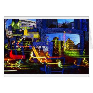 Spegeln exponerar hälsningskort