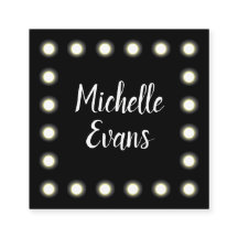 Spegeln tänder den Glam sminkkonstnären