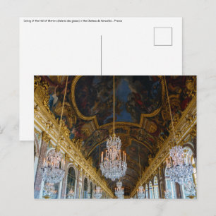 Spegelsalen i Château de Versailles Vykort