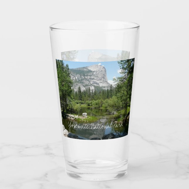 Spegelsjöutsikt i Yosemite National Park Glaskopp (Framsida)