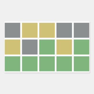 Spegelspel för ordbruk rektangulärt klistermärke