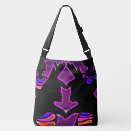 Spegla Blommigt Tote Axelväska