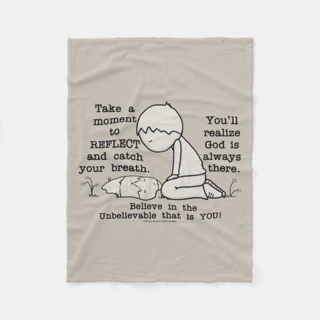 Spegla Fleecefilt (Framsidan)