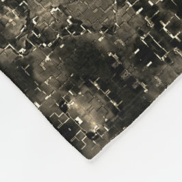 Spegla som känner sig strålande, klassiska beige-s fleecefilt