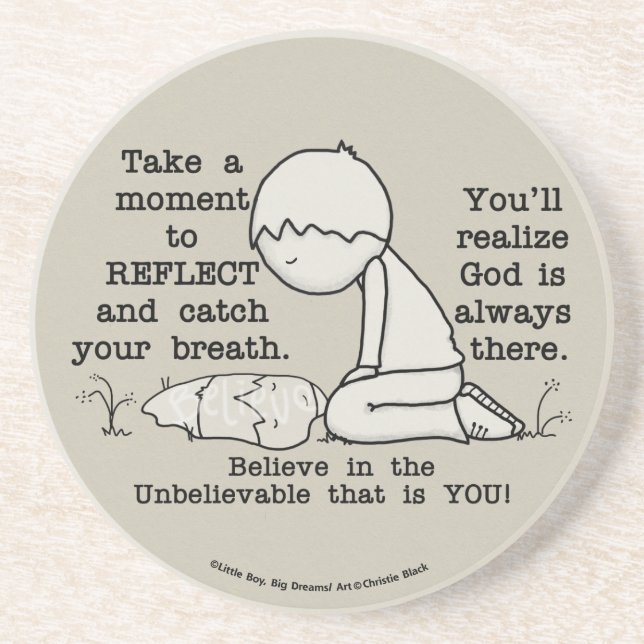 Spegla Underlägg Sandsten (Framsidan)