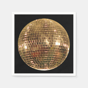 Speglad disco Boll 2 Pappersservett
