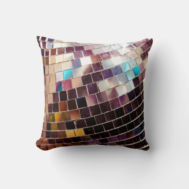 Speglad Disco Boll Cushion Kudde (Framsida)
