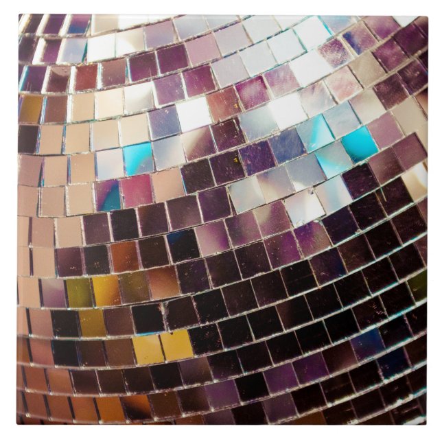 Speglad disco Boll Kakelplatta (Framsidan)