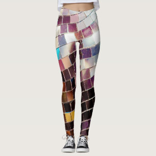 Speglad disco Boll Leggings