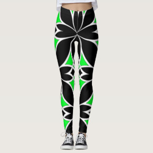 Speglad Keltisk ( Grön ) Leggings