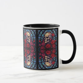 Speglade Döskallar och Ro V2 Kaffe Mugg