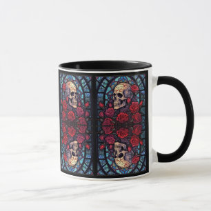 Speglade Döskallar och Ro V2 Kaffe Mugg