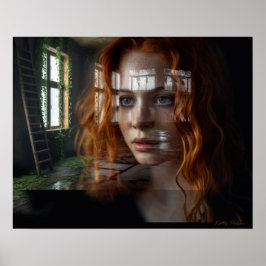 "Speglade Windows"-bilder Poster Skriv ut Katty Pu