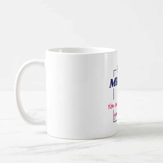 Speglande Reflekterande Tänkande Motiverande Desig Kaffemugg (Vänster)