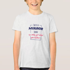 Speglande Reflekterande Tanke Motivationsdesign T Shirt
