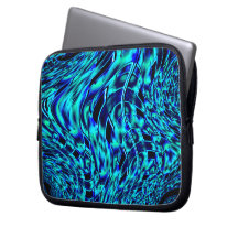 Speglande rutor i skev blå och grön bild