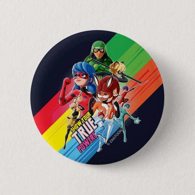 Speglande visa dina sanna krafter knapp (Framsida)