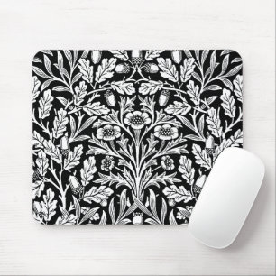 Speglar Acorns och Oak Lövs Black & White Musmatta