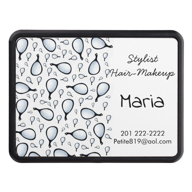 Speglar för släpvagn över 2 tum Stylist Hair Makeu Dragkroksskydd (Framsidan)