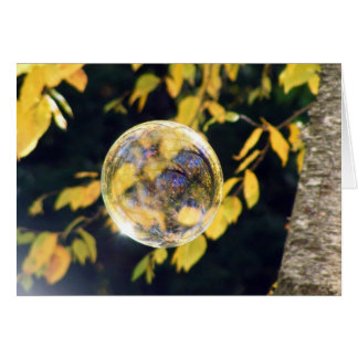 Speglat Höst löv OBS Kort