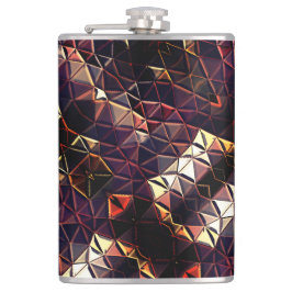 Spegling av trianglar som ger underliga former fickplunta