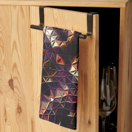 Spegling av trianglar som ger underliga former kökshandduk