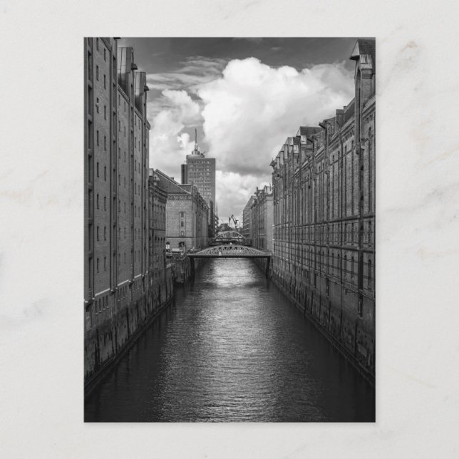 Speicherstadt Hamburg Vykort (Framsida)