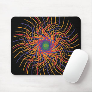 Speider öga / Black BG Mousepad Musmatta