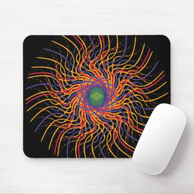 Speider öga / Black BG Mousepad Musmatta (Med mus)