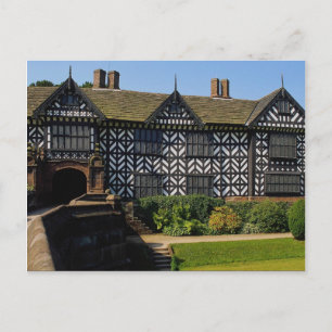 Speke Hall, Tudor halv timered house, Merseyside Vykort