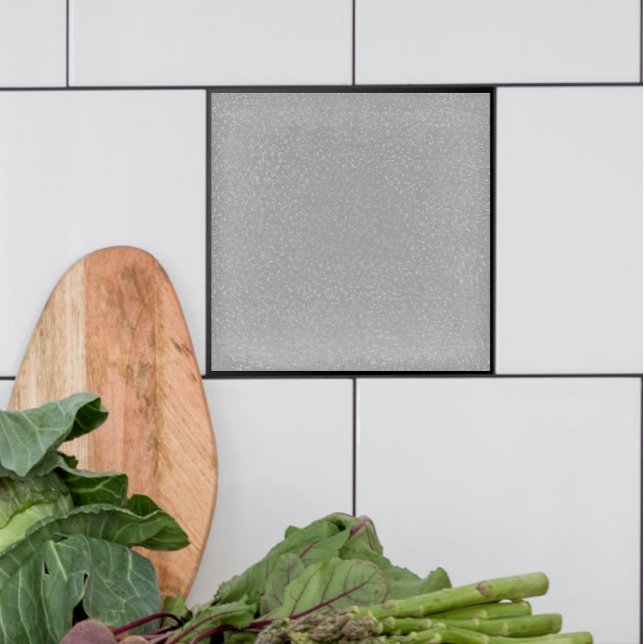 Spekklad Grått keramiskt plattor Kakelplatta (Speckled gray field tile for fireplace kitchen or bath.)