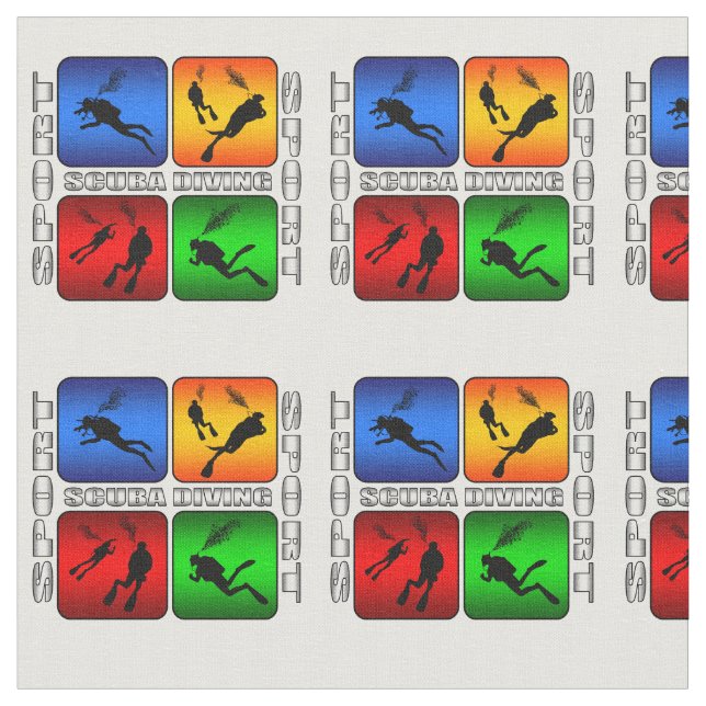 Spektakulär dyka tyg (Närbild)