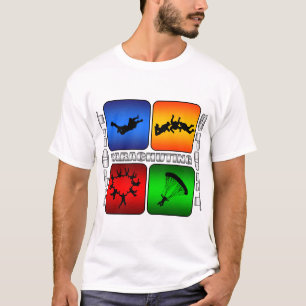 Spektakulär Fallskärmshoppning Tee