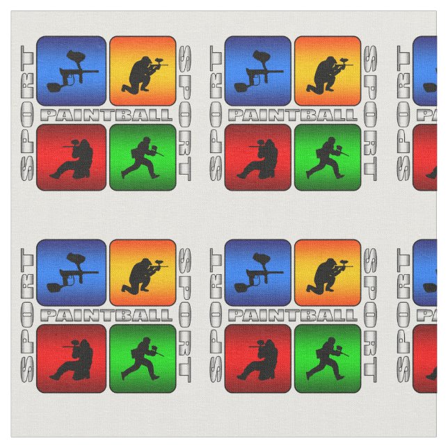 Spektakulär Paintball Tyg (Närbild)