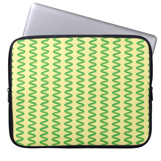 Spektakulär Spirulina-datorskydd Laptop Fodral (Framsidan)