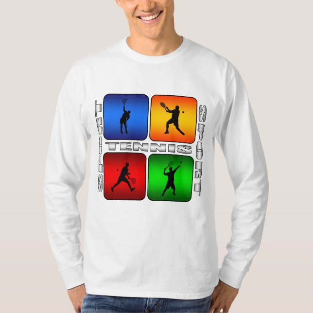 Spektakulär tennis (manlign) tee (Framsida)