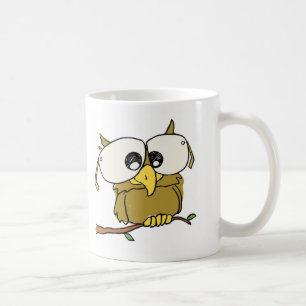Spektakulär uggla kaffemugg