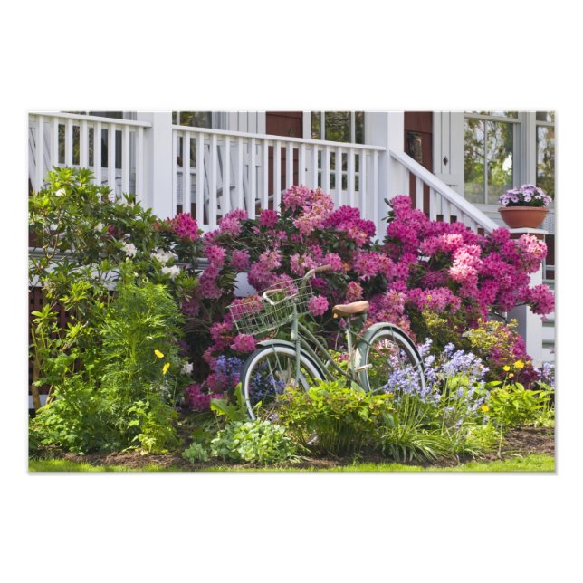 Spektakulär vårblomning, fantasifullt antikt förem fototryck (Framsidan)