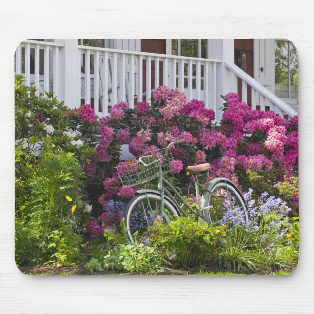 Spektakulär vårblomning, fantasifullt antikt musmatta (Framsidan)