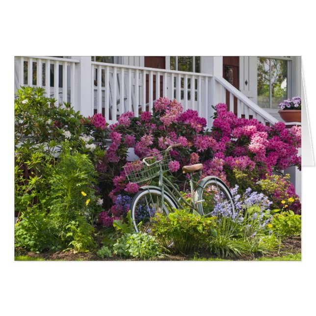 Spektakulär vårblomning, fantastisk antiklik hälsningskort (Framsidan Horizontal)
