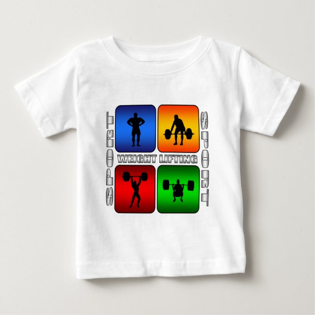 Spektakulär vikt Lyftning Tee (Framsida)