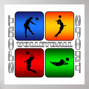 Spektakulär volleyboll poster