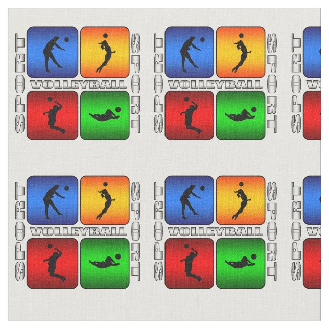 Spektakulär volleyboll tyg (Närbild)